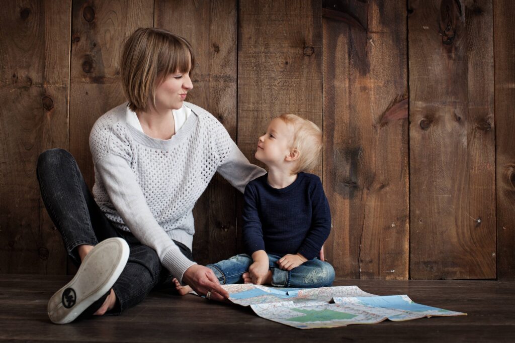 kids learning at home